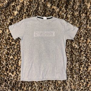 Gymshark Light Gray Graphic Tee